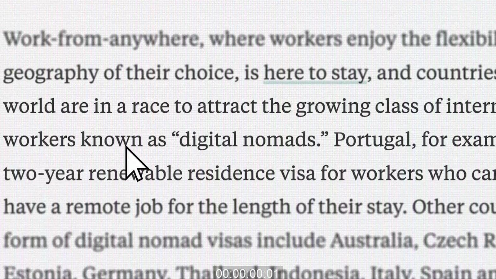 Still from Digital Nomads — Visit Argentina