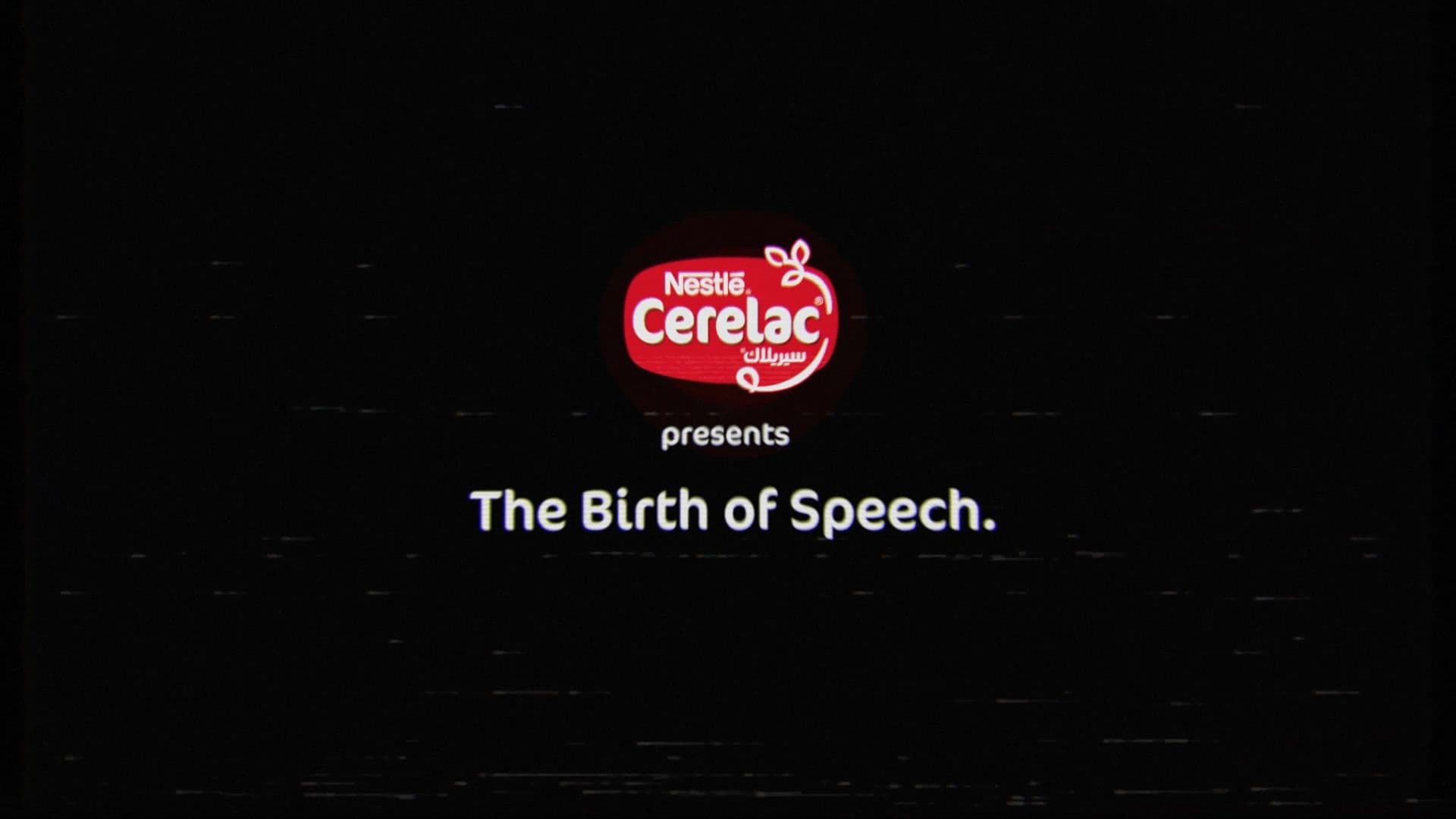 Still from The Birth of Speech — Nestlé Cerelac